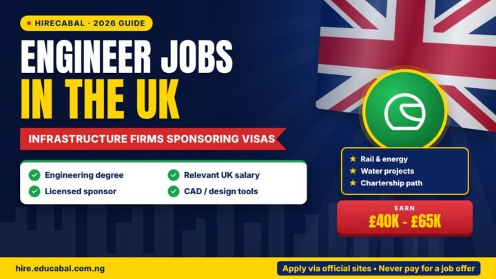Civil and Structural Engineer Jobs in the UK with Visa Sponsorship