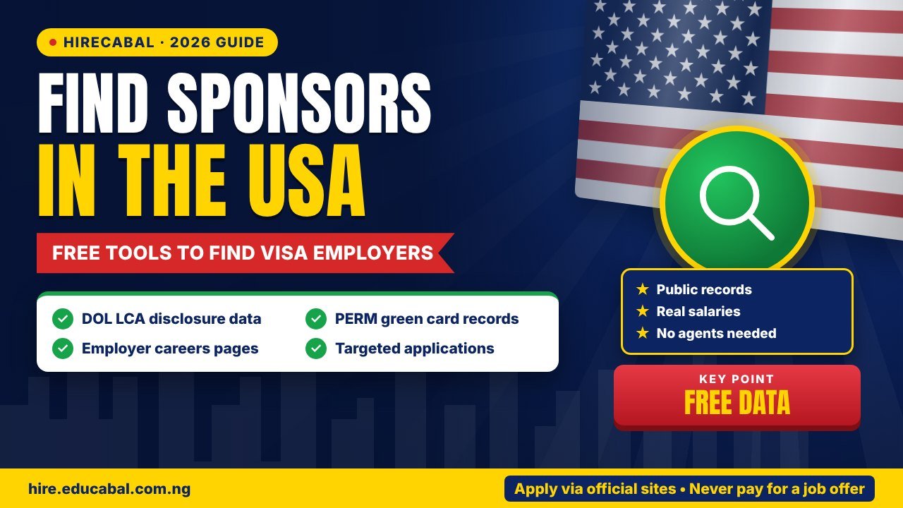 How to Find US Employers That Actually Sponsor Work Visas (Free Methods)