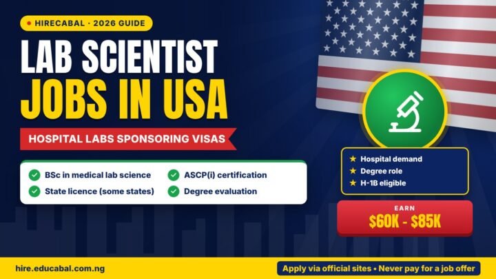 Medical Laboratory Scientist Jobs in the USA: Certification and Visa Sponsorship