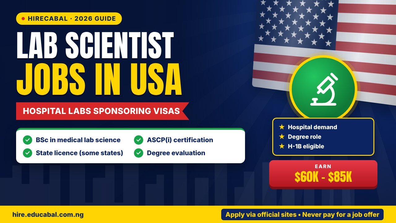 Medical Laboratory Scientist Jobs in the USA: Certification and Visa Sponsorship