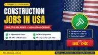 Opportunity to Get Paid $80,000 to Relocate to USA Through the Construction Visa Program