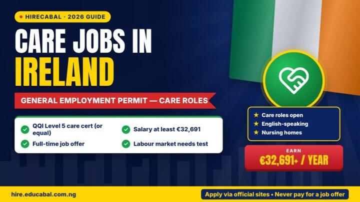 Healthcare Assistant and Care Jobs in Ireland: General Employment Permit 2026