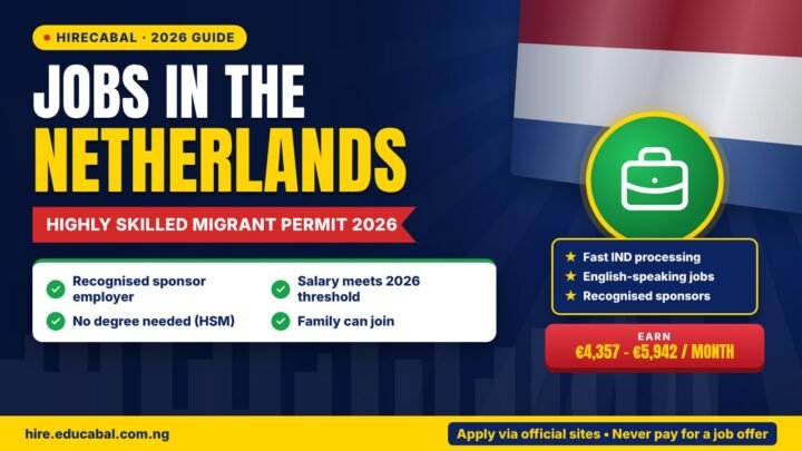 Jobs in the Netherlands for Highly Skilled Migrants: 2026 Salary Thresholds