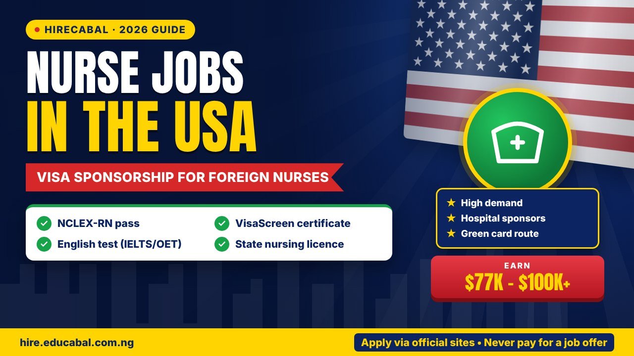Registered Nurse Jobs in the USA with Visa Sponsorship: Requirements, Pay and How to Apply