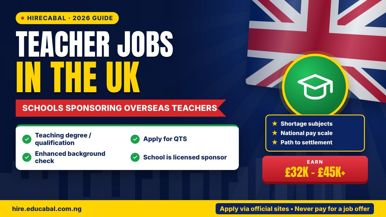 Teaching Jobs in the UK with Visa Sponsorship: Maths, Physics and Sciences